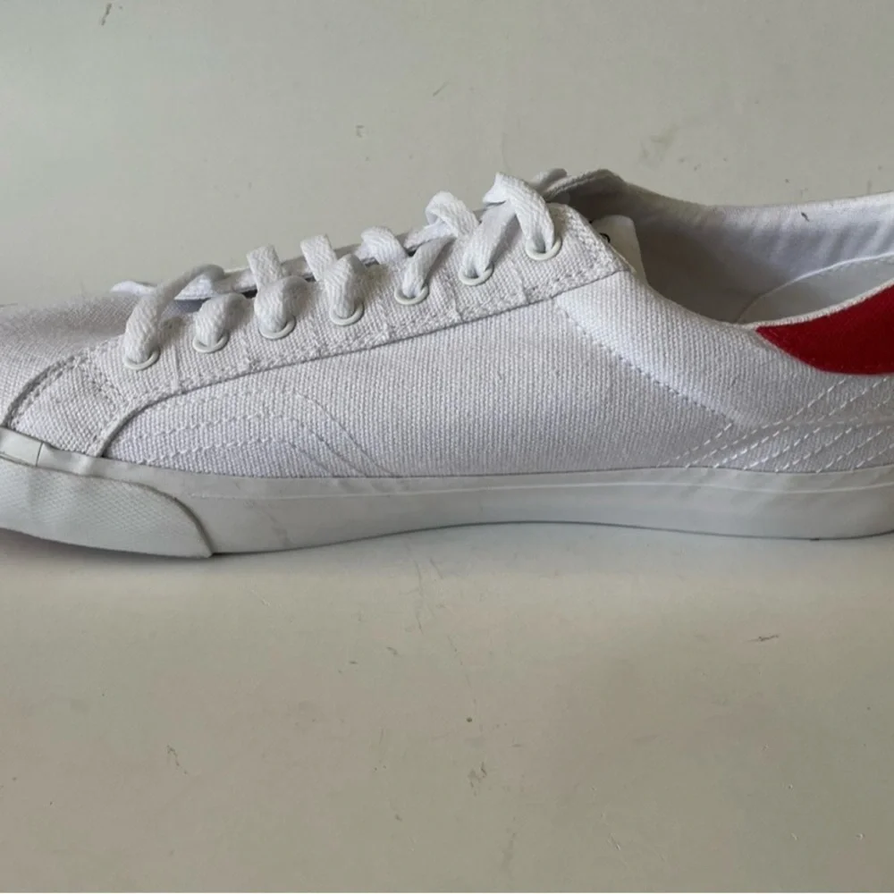 Creative Recreation Zeus Sneakers Men's Size 11 White Red Canvas Lace Up - Picture 4 of 10